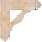 Ekena Millwork Funston Arts & Crafts Smooth Bracket, Douglas Fir, 5 1/2"W x 24"D x 24"H BKT06X24X24FST03SDF - alternate 2
